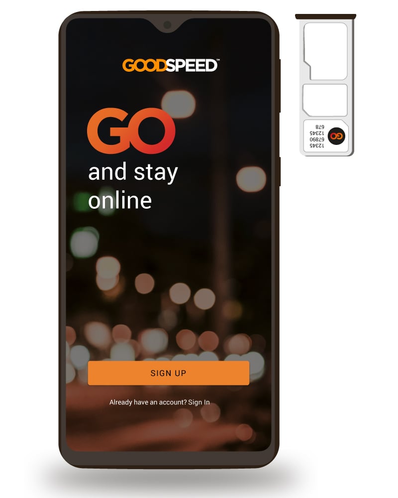 Goodspeed GO App + SIM