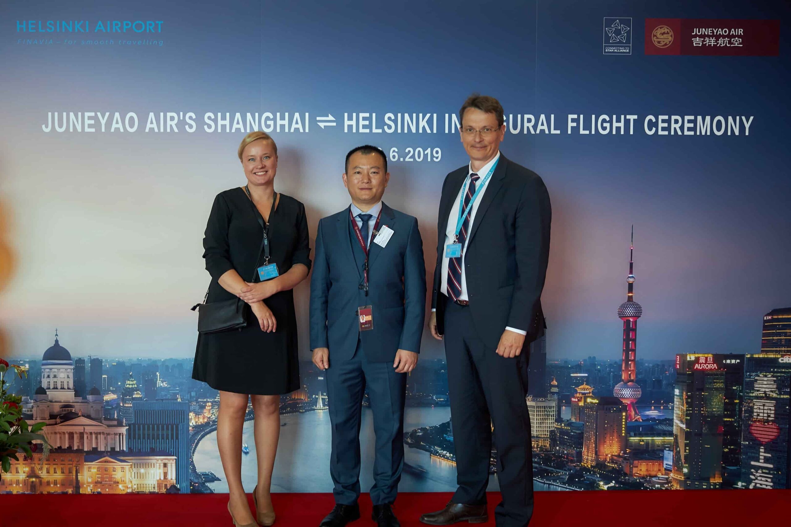 Juneyao Air_Opening Ceremony in Helsinki