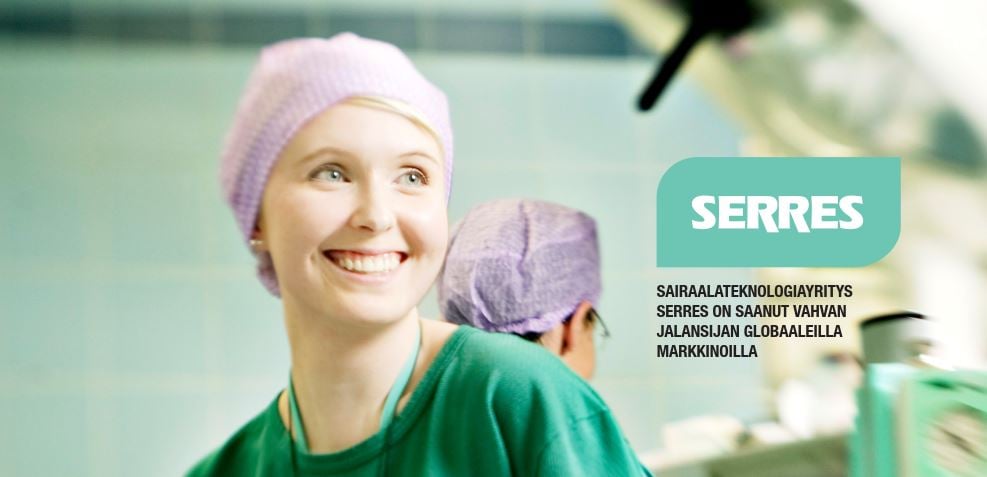 Sairaalateknologiayritys Serres on saanut vahvan jalansijan globaaleilla markinoilla